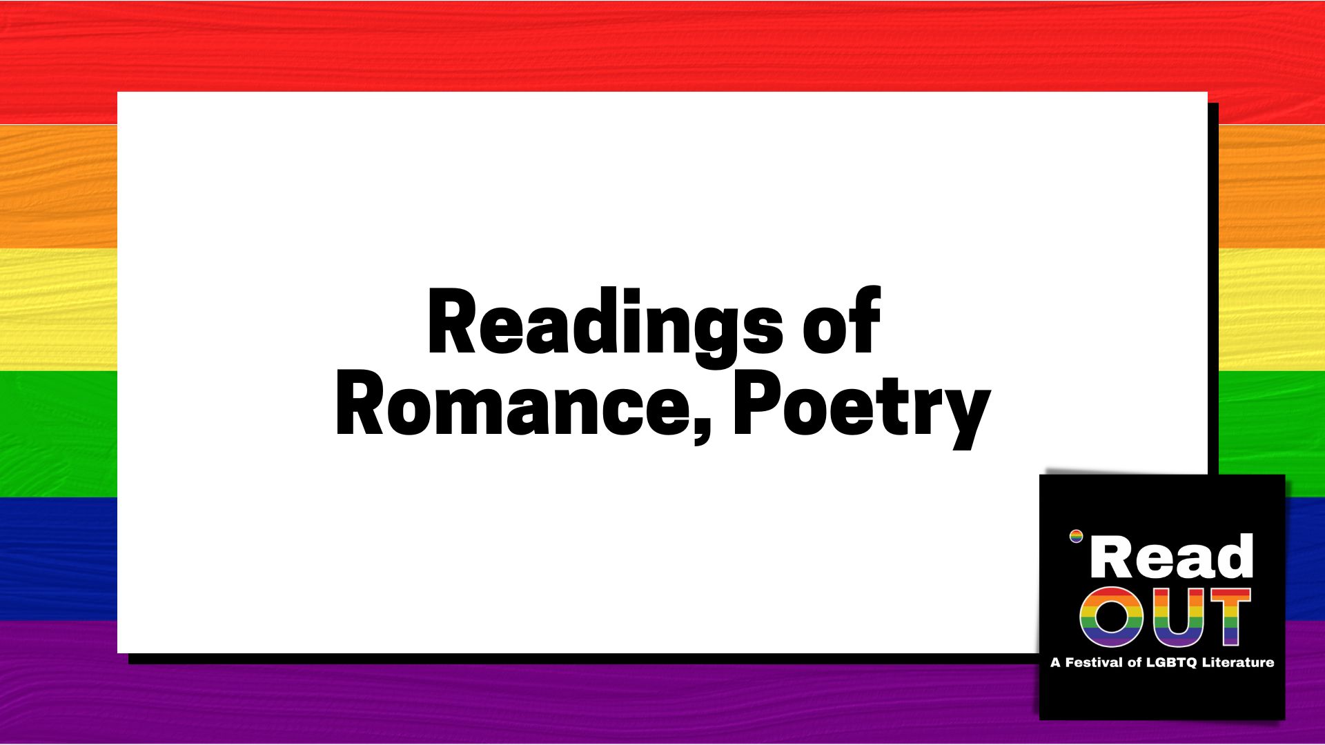 Readings of Romance, Poetry