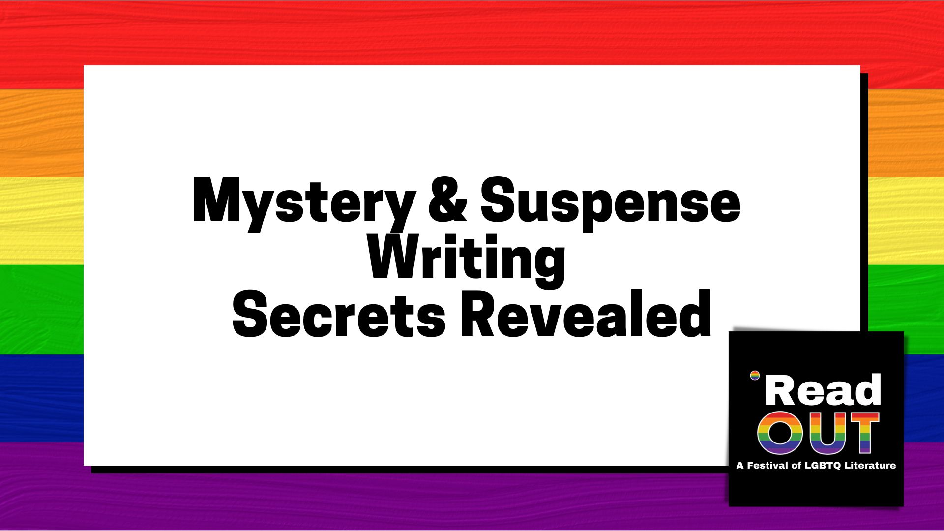 Mystery And Suspense Writing Secrets Revealed