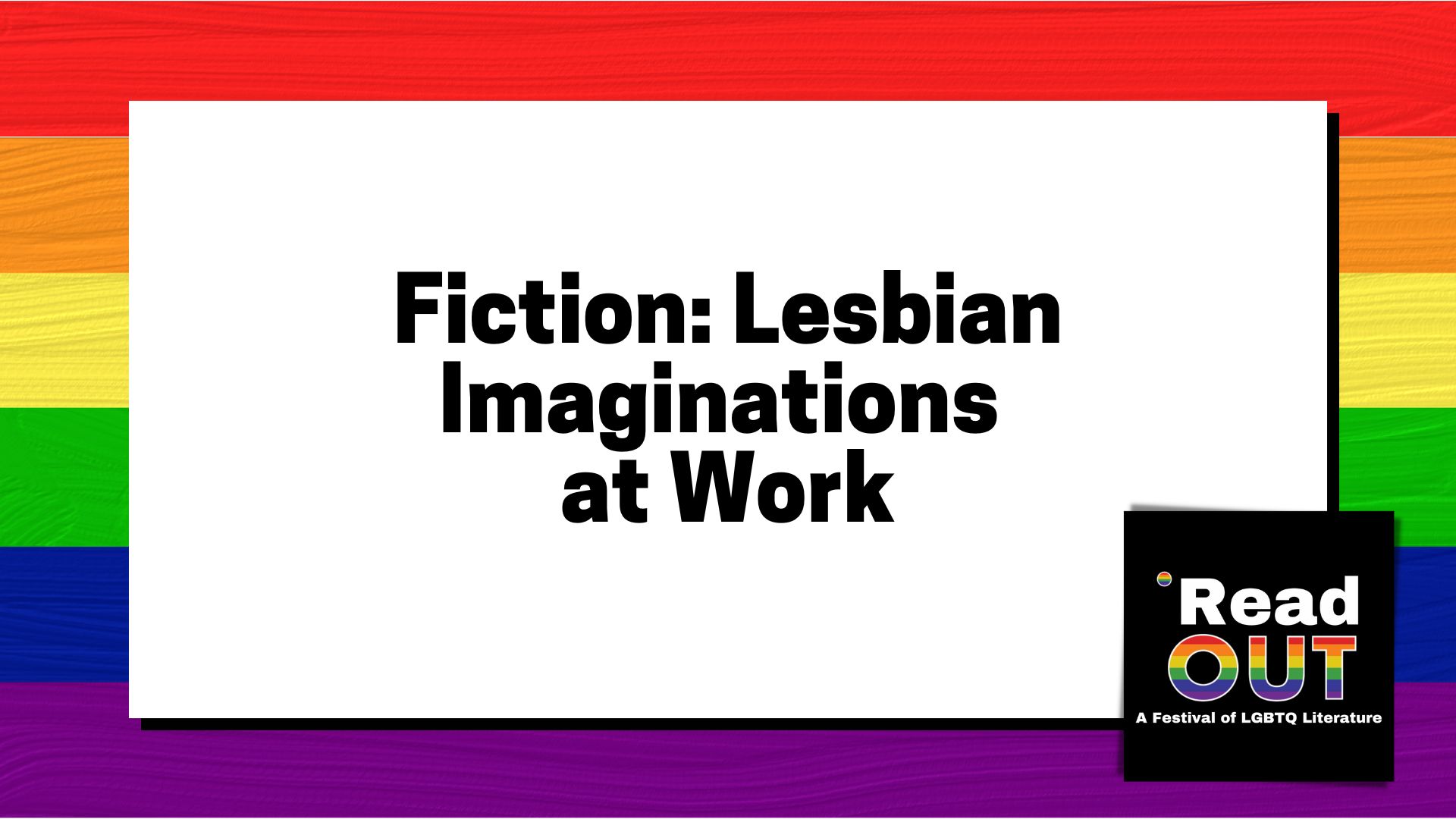 Fiction: Lesbian Imaginations At Work